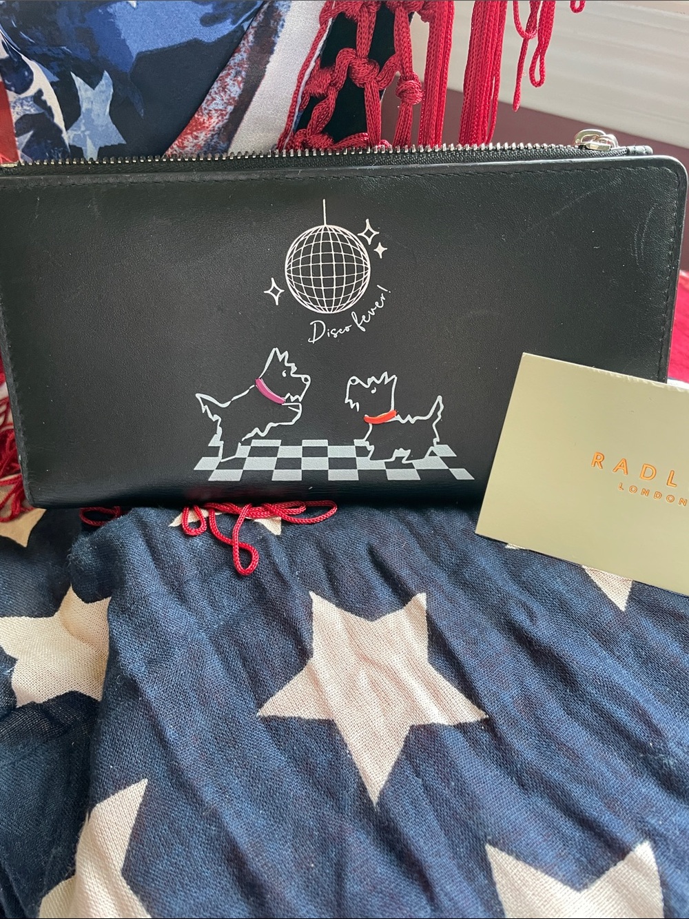 Radley  of London Disco Fever Scottie Dog Wallet